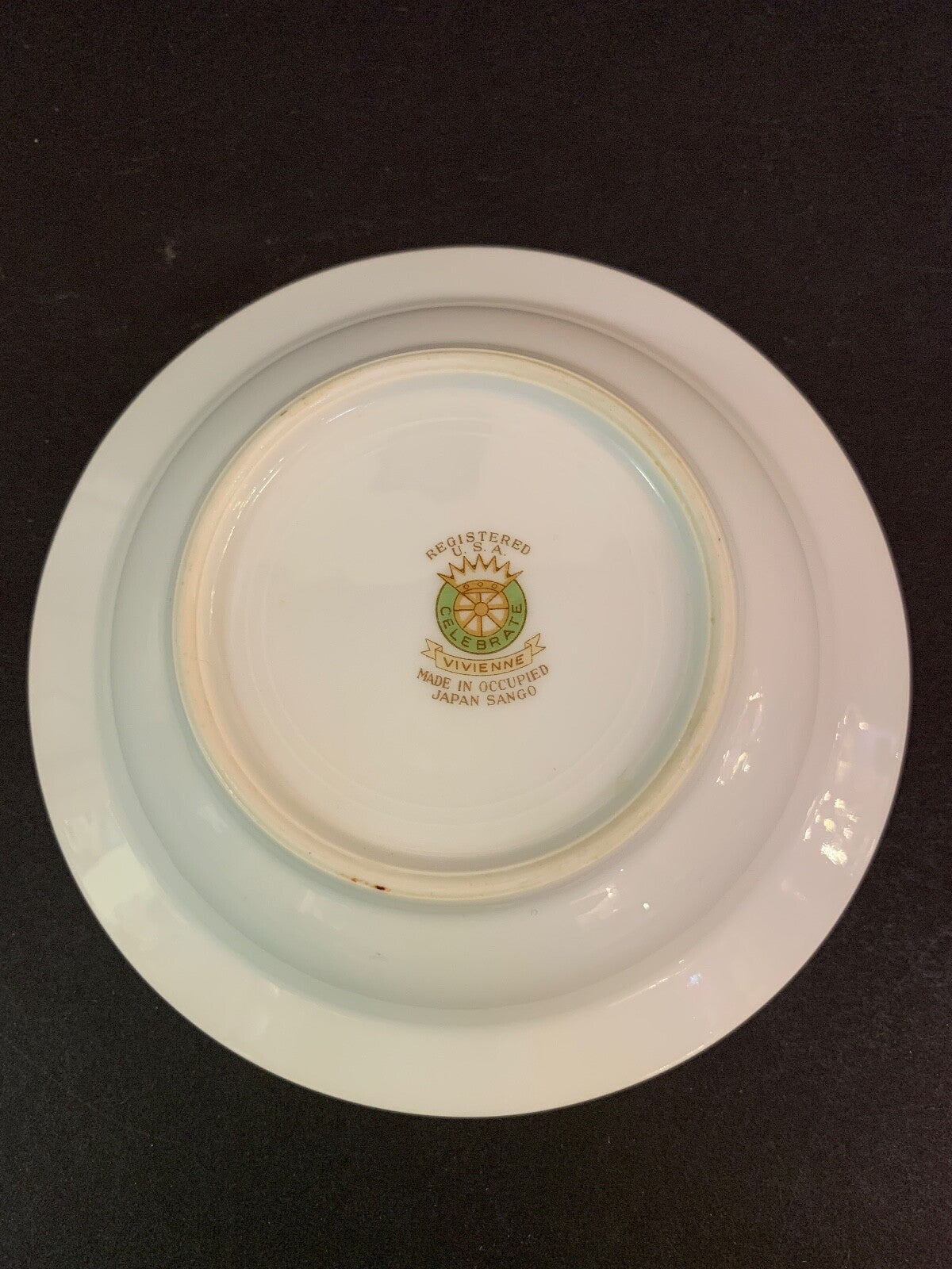Vivienne Made in Japan Vintage Floral and Gold Pattern Fruit Bowl