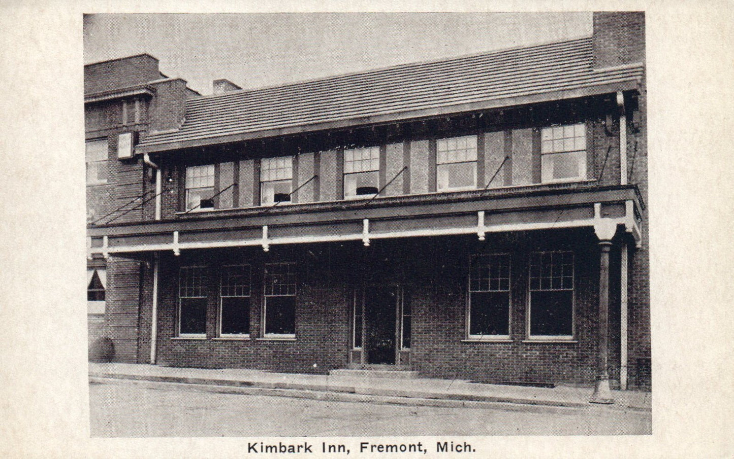 Kimbark Inn Located in Fremont Michigan MI Postcard