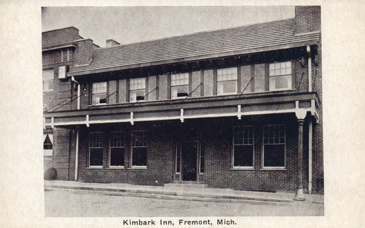 Kimbark Inn Located in Fremont Michigan MI Postcard