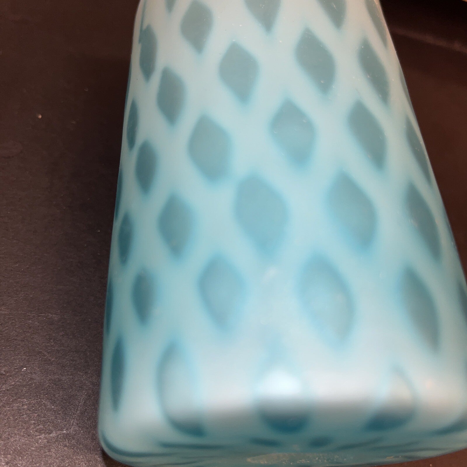 Mt. Washington attrib Pearl Satin Ware MOP Diamond Quilted Tumbler Beaker