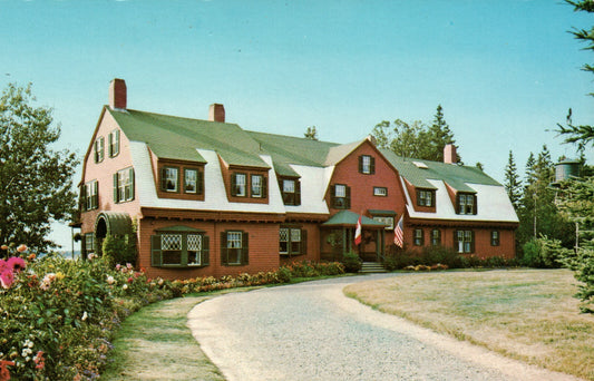 Roosevelt Summer Home Campobello Island Lubec Maine ME Postcard