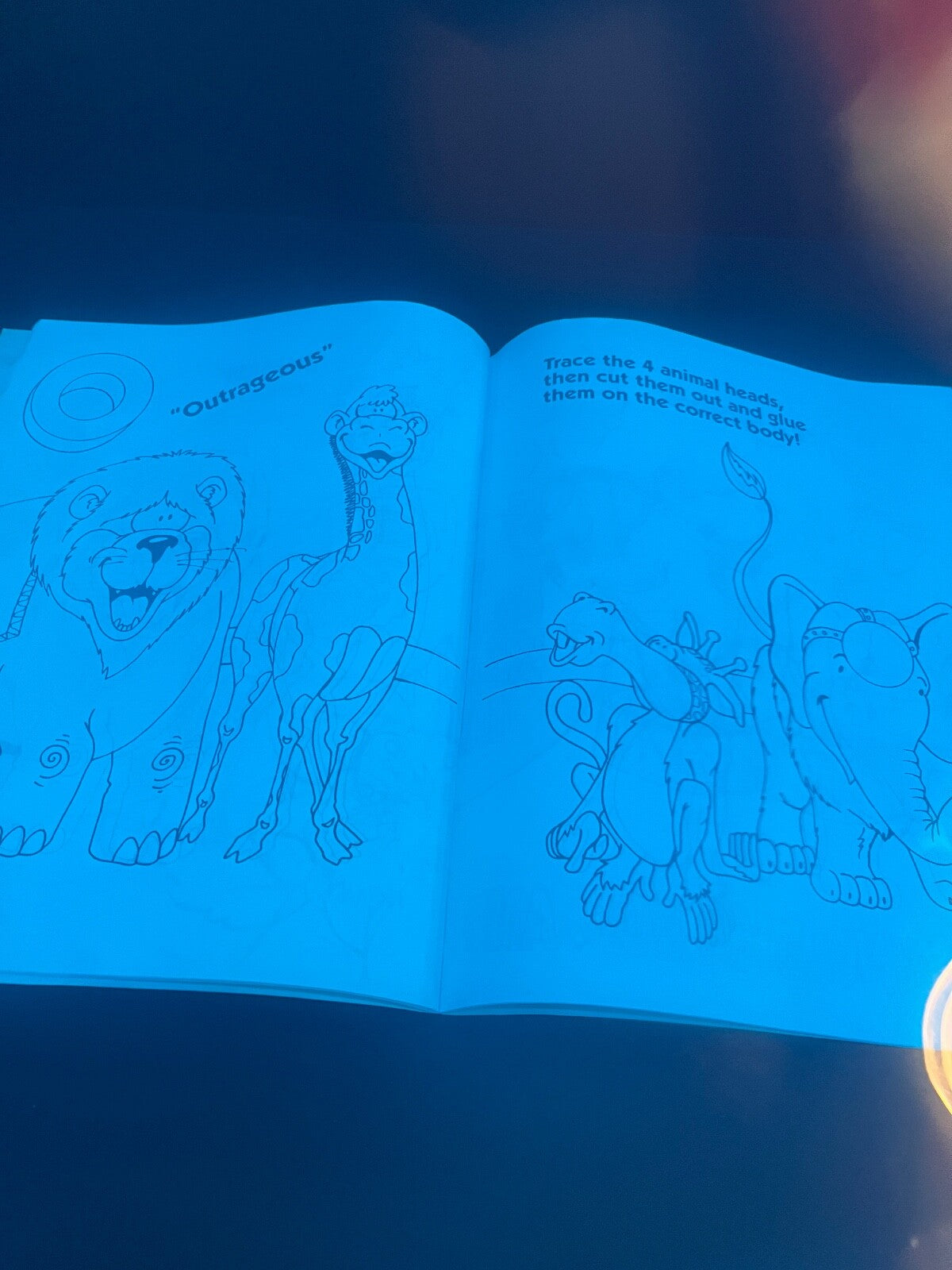 Barnum & Bailey Circus Magazine Book and 3D Coloring Book