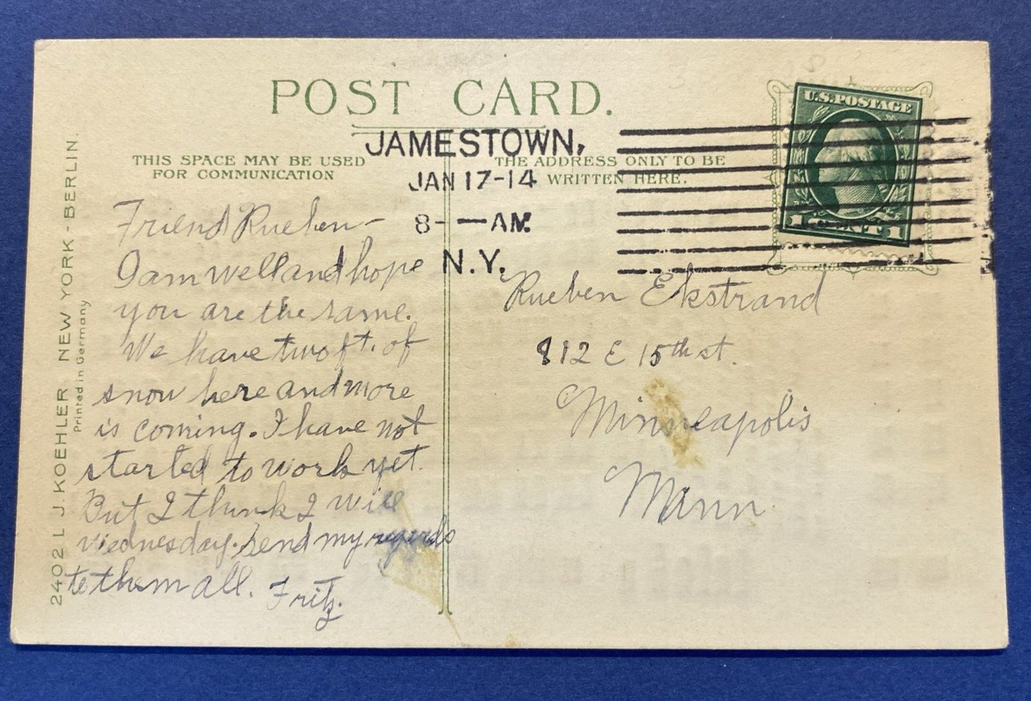 HTL Hold to the Light Auditorium Hotel Chicago Illinois IL Vintage Postcard