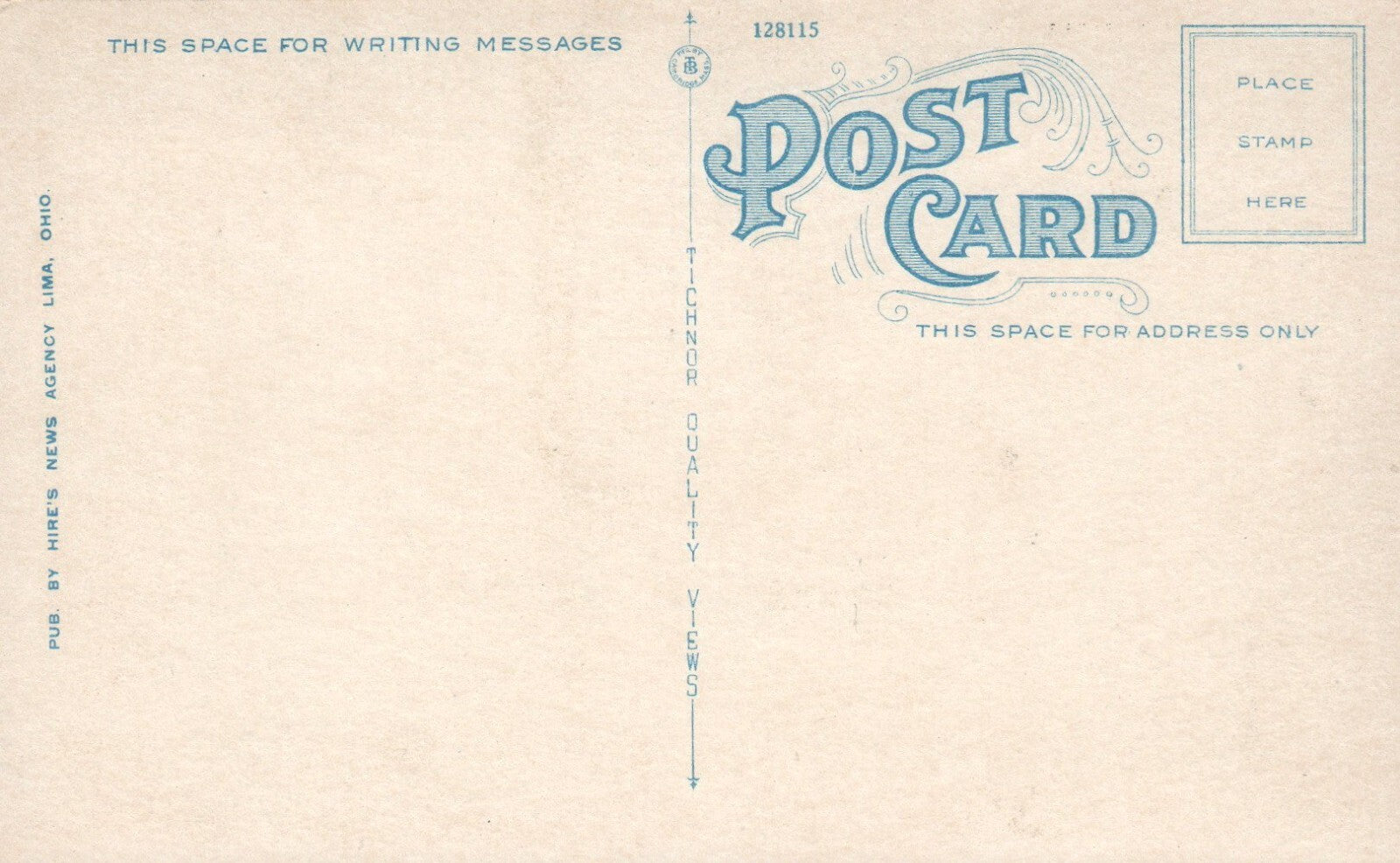 RARE Schine's Ohio Theatre in Lima Ohio OH Postcard