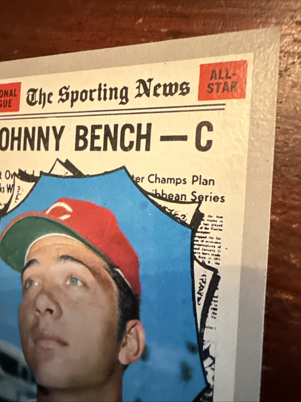 1970 Topps # 464 Johnny Bench National League Cincinnati Reds Baseball Card