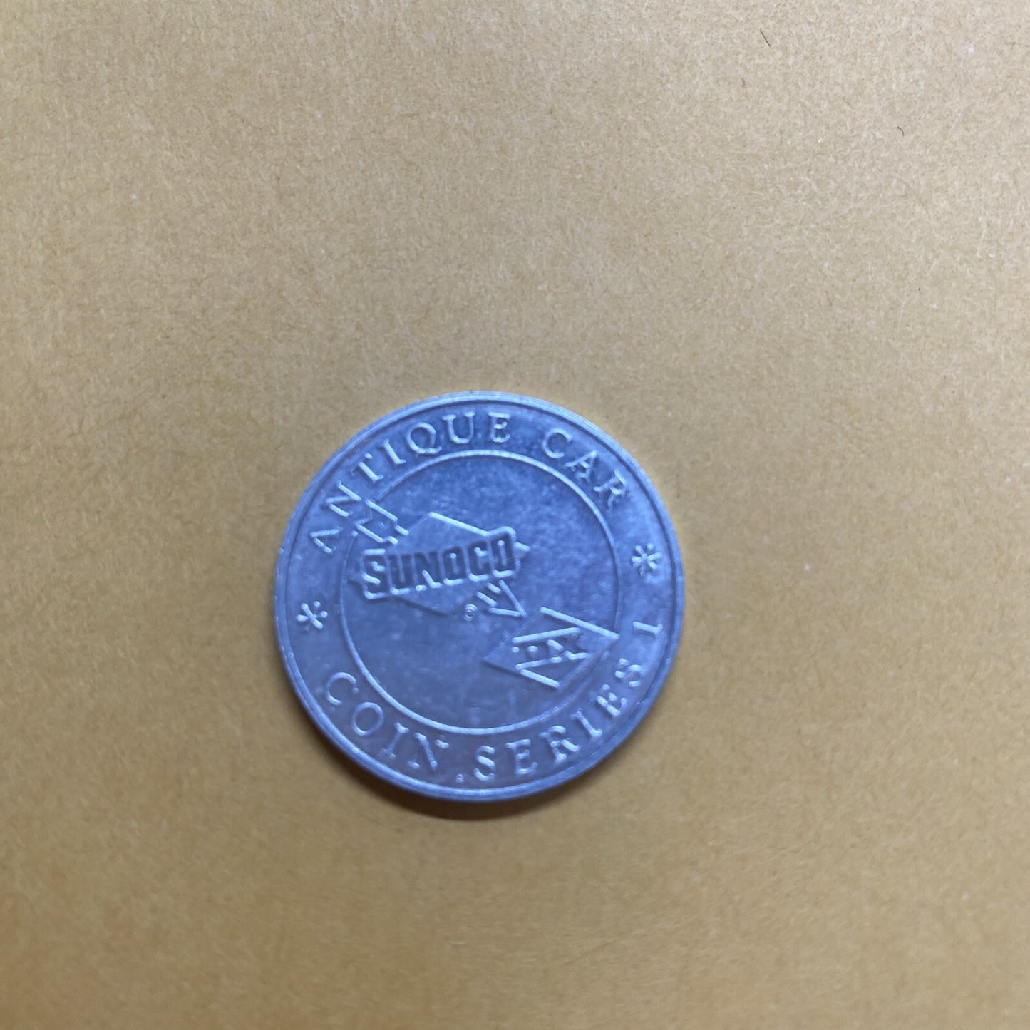 Sunoco 1907 Locomobile Cup Racer Oil Commemorative Token Antique Car Coin Series