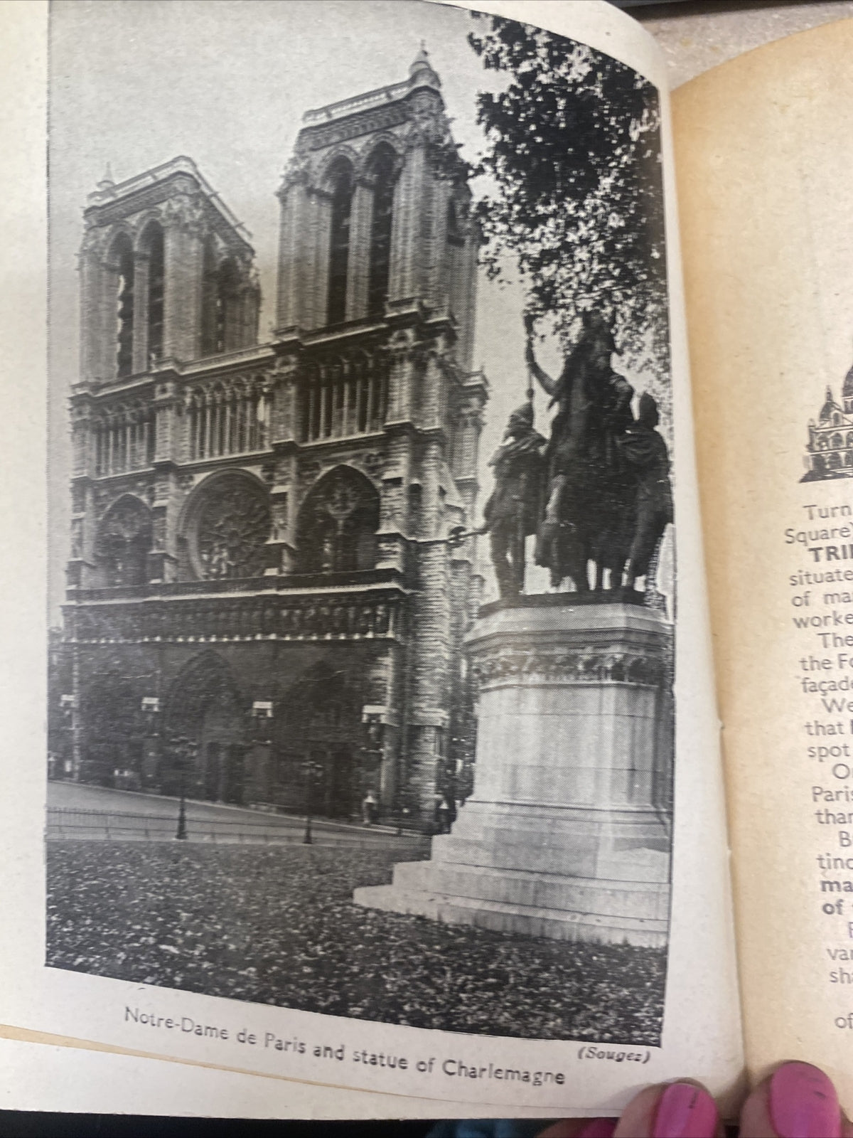 Guide Book To Visit Paris And Environs By Car, By The Subway On Foot, 1950, Vtg