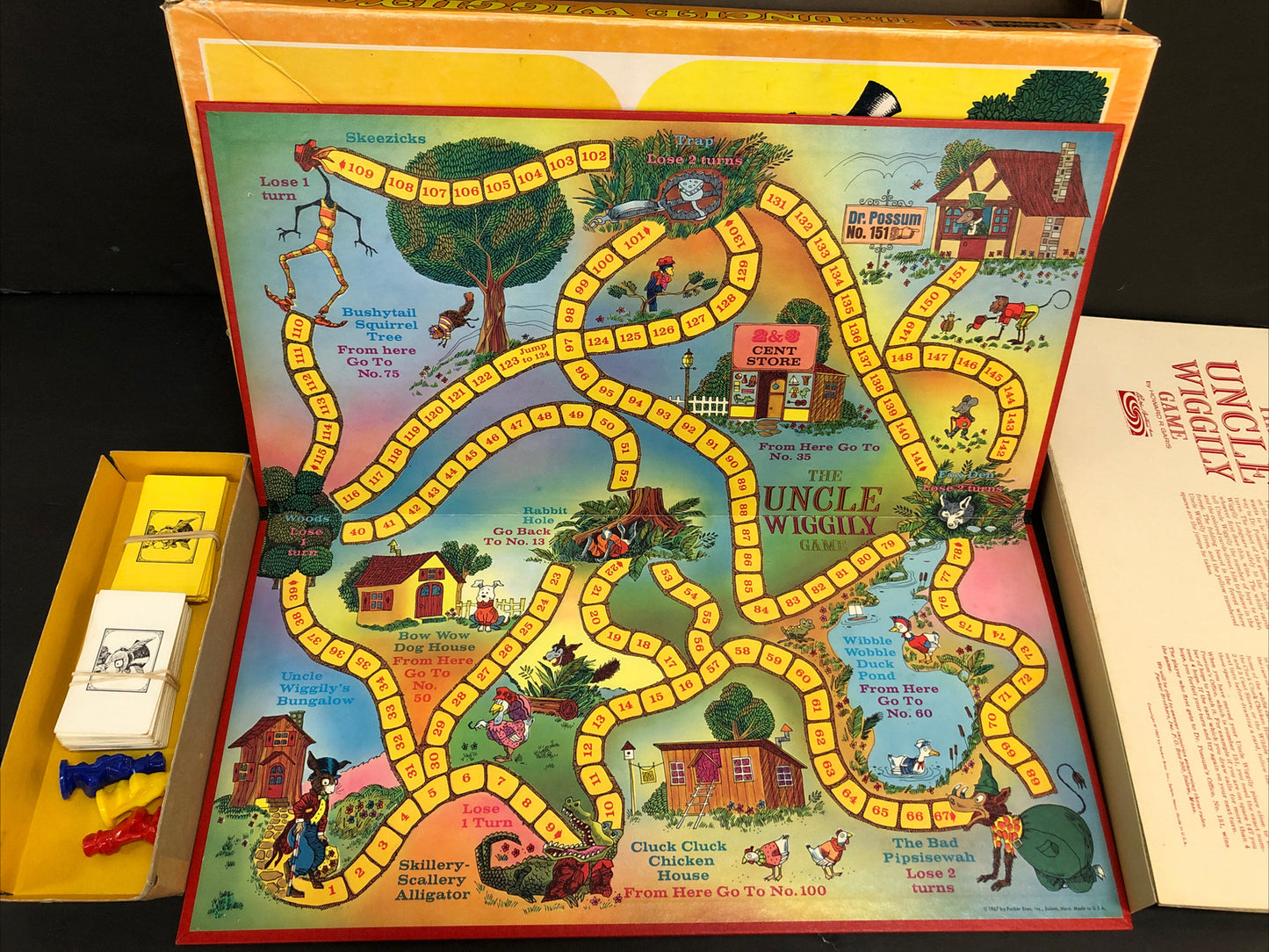 The UNCLE WIGGILY Game 1967 edition Parker Brothers