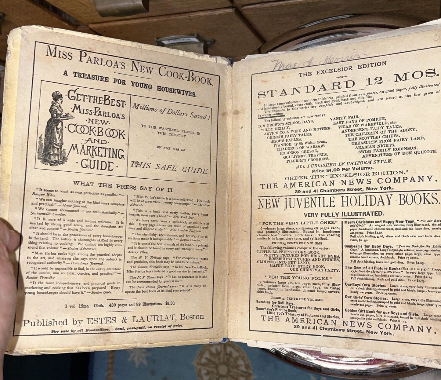 Chatterbox - 1881, Illustrated Children's Story Book - Hardcover 