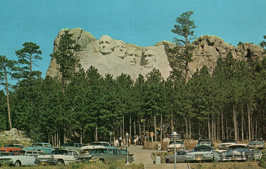 Mount Rushmore National Memorial Blackhills South Dakota SD Postcard