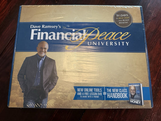Dave Ramsey Financial Peace University Kit FPU DVD & Book New Sealed 2012