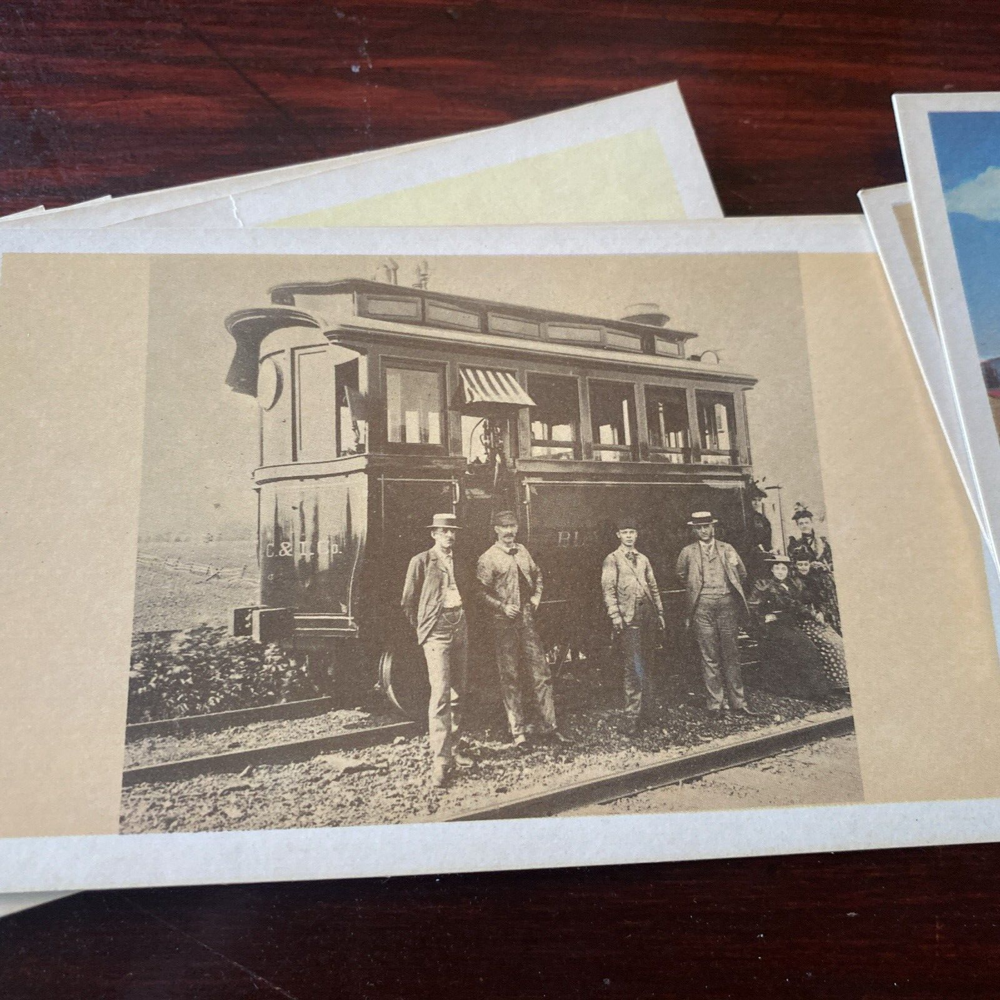 Complete Set of 40 American Heritage Picture and History Cards -Trains 1829-1960