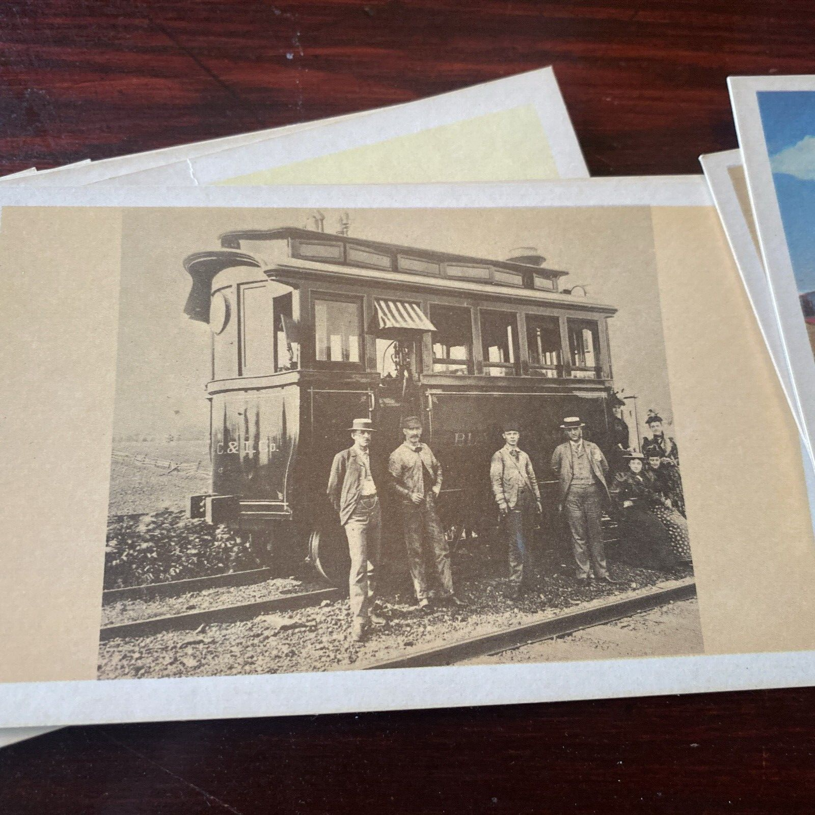 Complete Set of 40 American Heritage Picture and History Cards -Trains 1829-1960