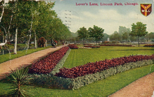 174C Lovers Lane Lincoln Park Chicago Illinois IL Postcard