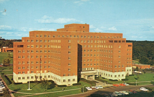 Vetrans Administration Hospital Ann Arbor Michigan MI Mich Postcard