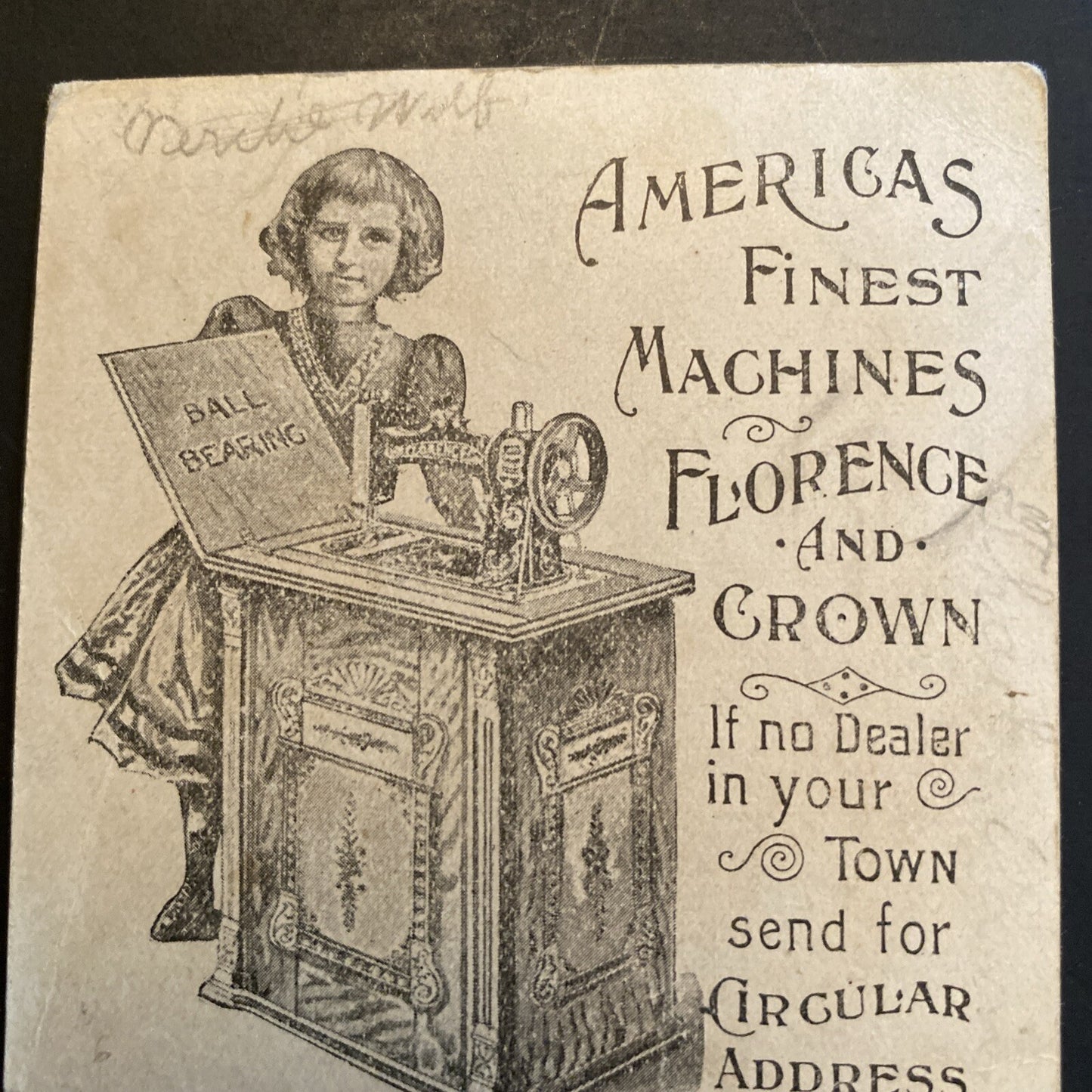 A G Mason Sewing Machines Chicago IL Trading Trade Card Advertising