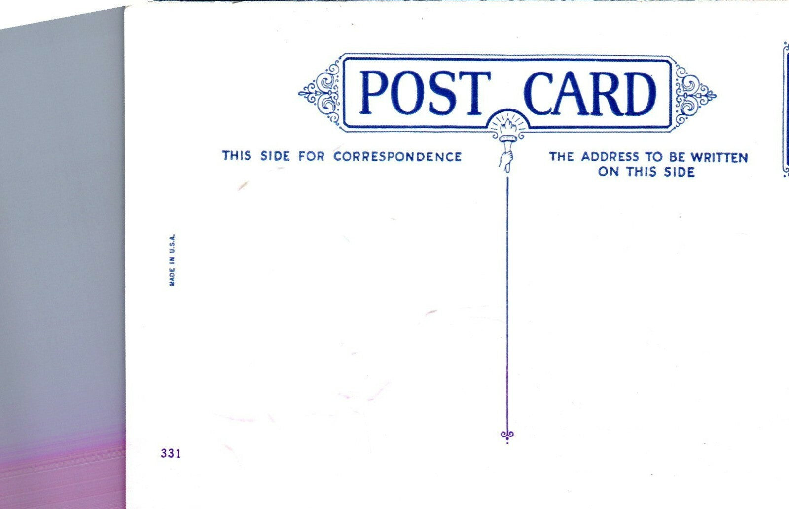 331 Man Ringing Bell Into New Year Snow Night Happy New Year Postcard 