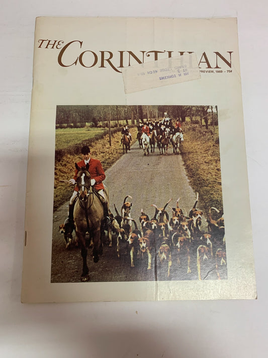 Corinthian Horse Show Beagle Program Ontario Canada 1969