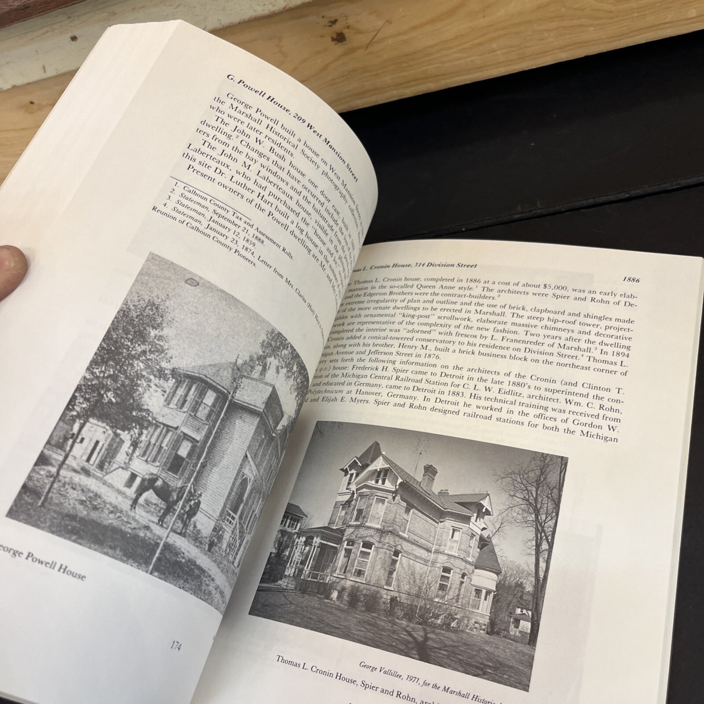 Nineteenth Century Homes of Marshall Michigan by Mabel Skjelver - 1971, Signed