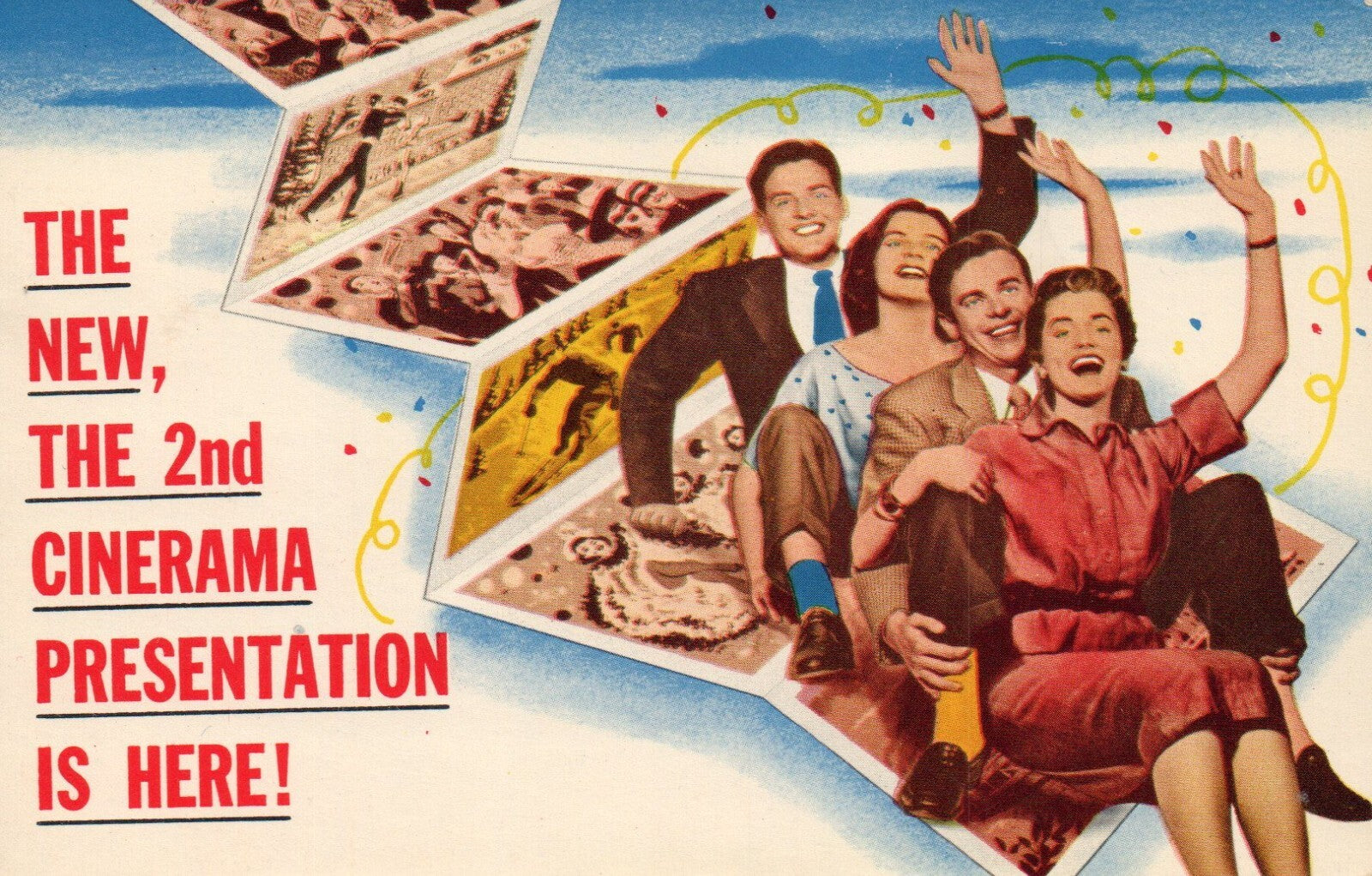 Detroit Music Hall Theatre Holiday Presentation MI Michigan Mich Postcard