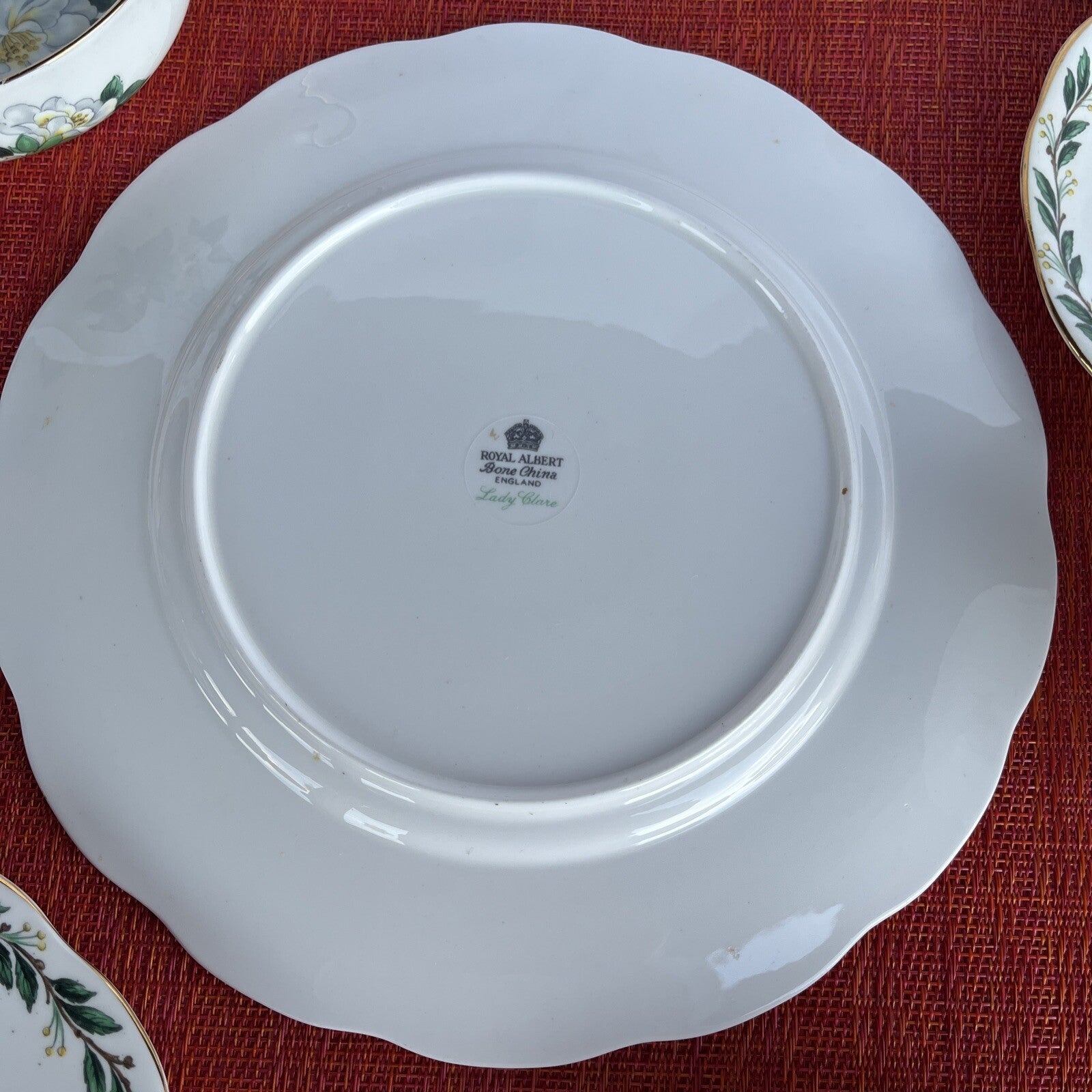 Royal Albert - Lady Clare Bone China, 6 - Pc Serving Set  - England Floral