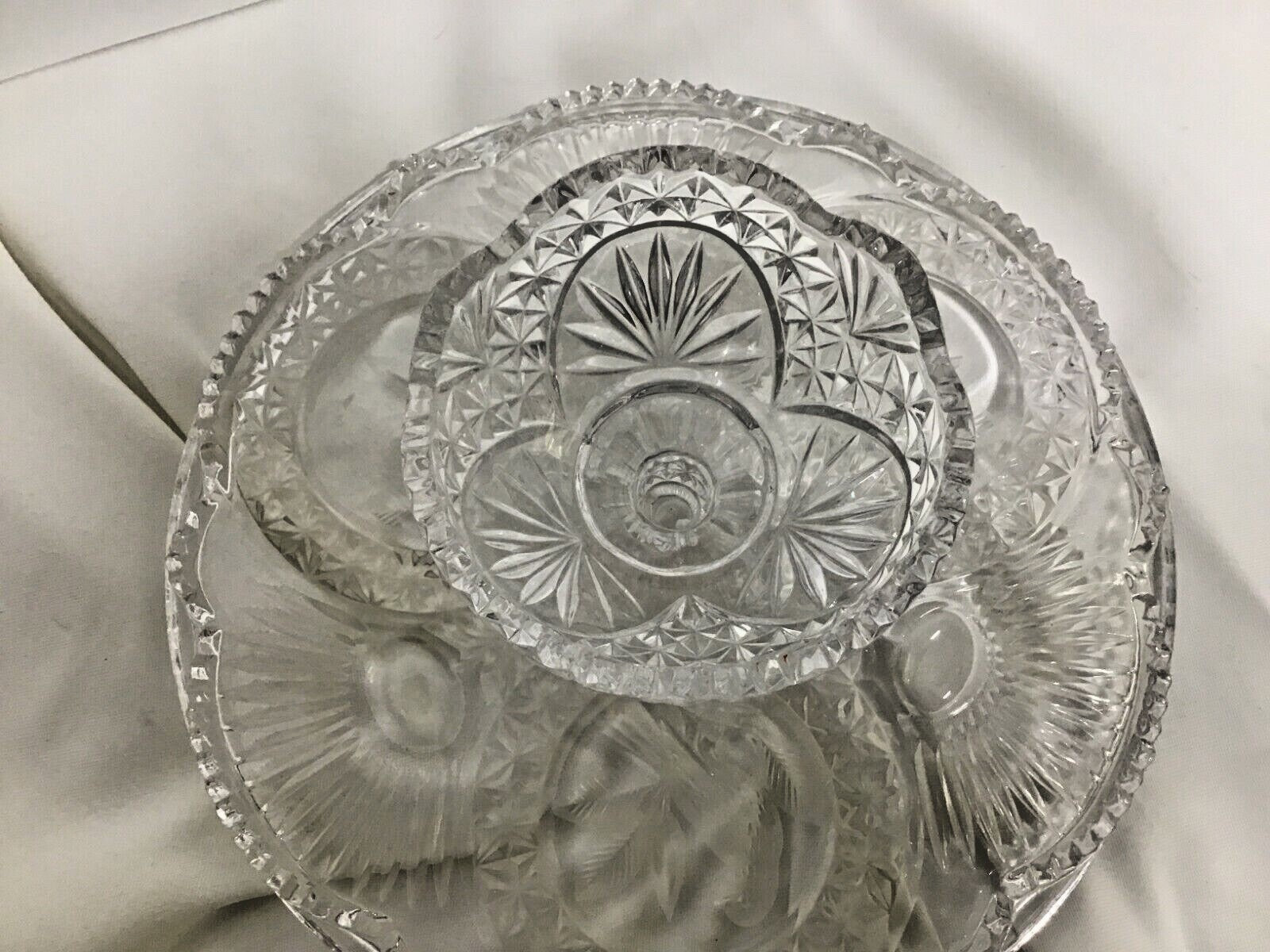 Hofbauer Brydes Crystal Cake Stand Plate