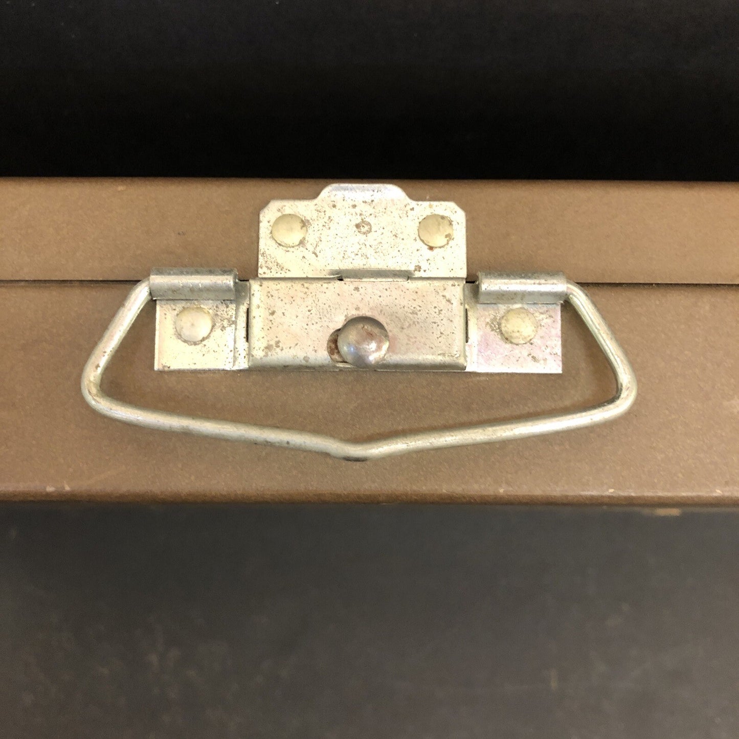 Brown Metal Storage Case for 35mm Slides 150 Slots -Random slides NV KY Castles