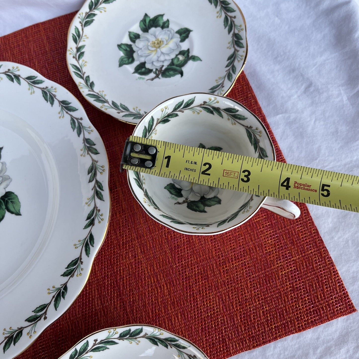 Royal Albert - Lady Clare Bone China, 6 - Pc Serving Set  - England Floral