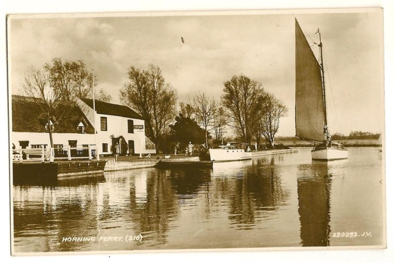 RPPC Horning Ferry United Kingdom Norfolk England