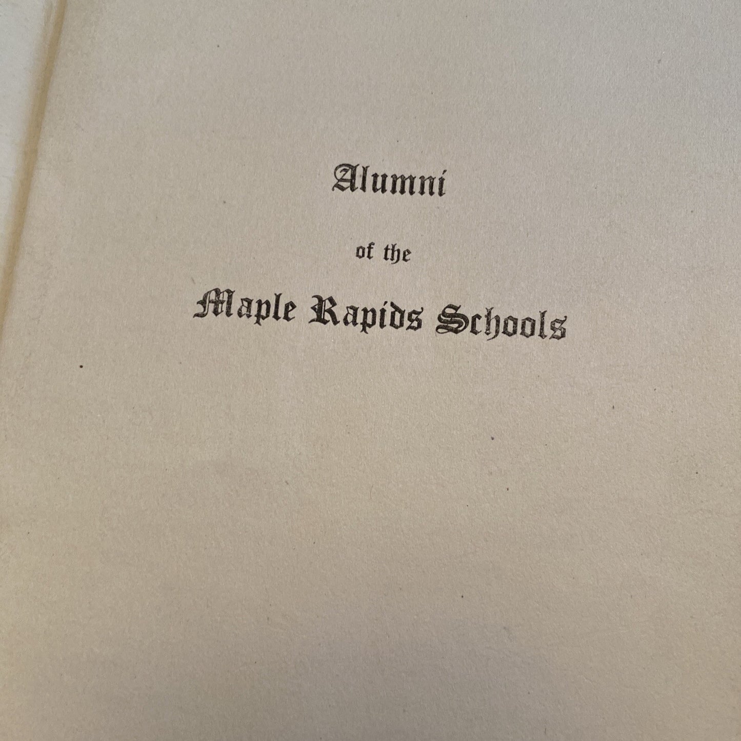 1800's+ Lot of 4 Maple Ridge Schools Graduation Alumni Collectible MI Michigan 