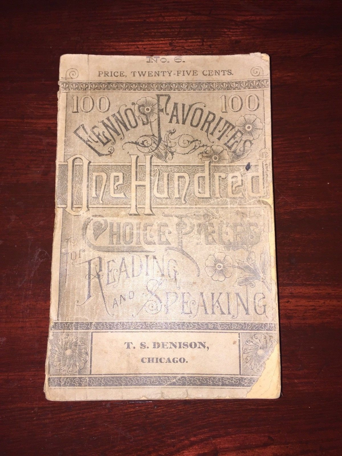 Fenno's Favorites One Hundred Choice Pieces For Reading & Speaking No 6