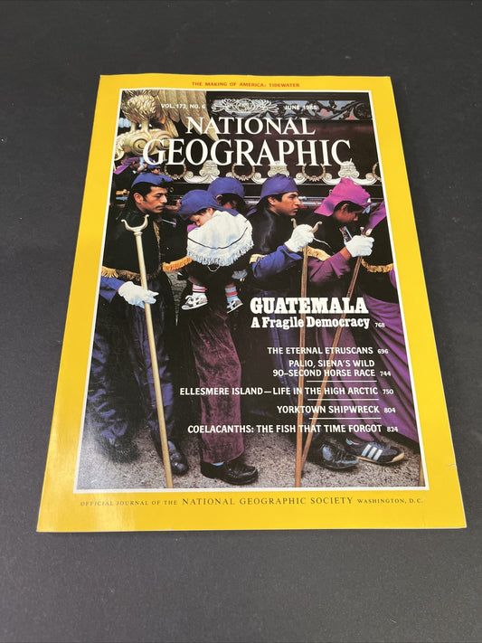 June 1988 National Geographic Guatemala A Fragile Democracy 