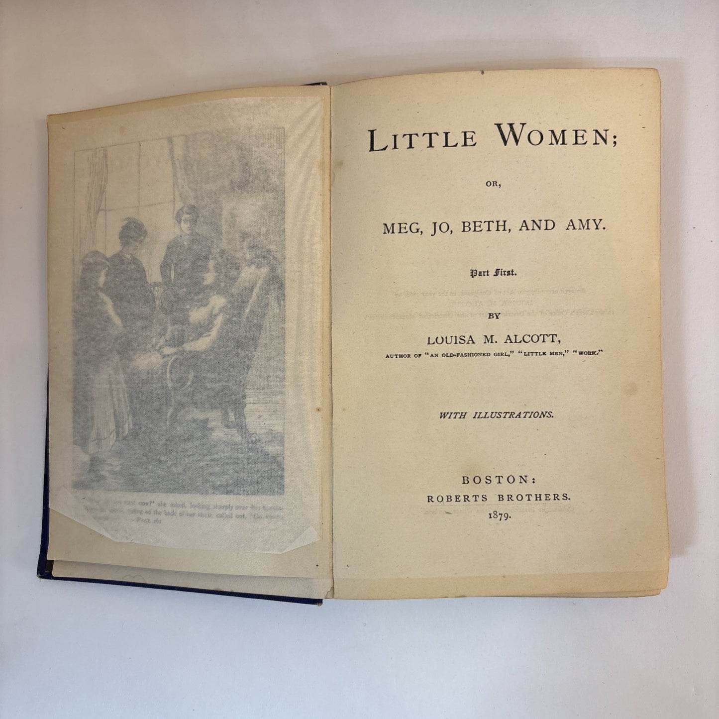 RARE 1879 Little Women Part First  Louisa M Alcott Roberts Bros Boston MA