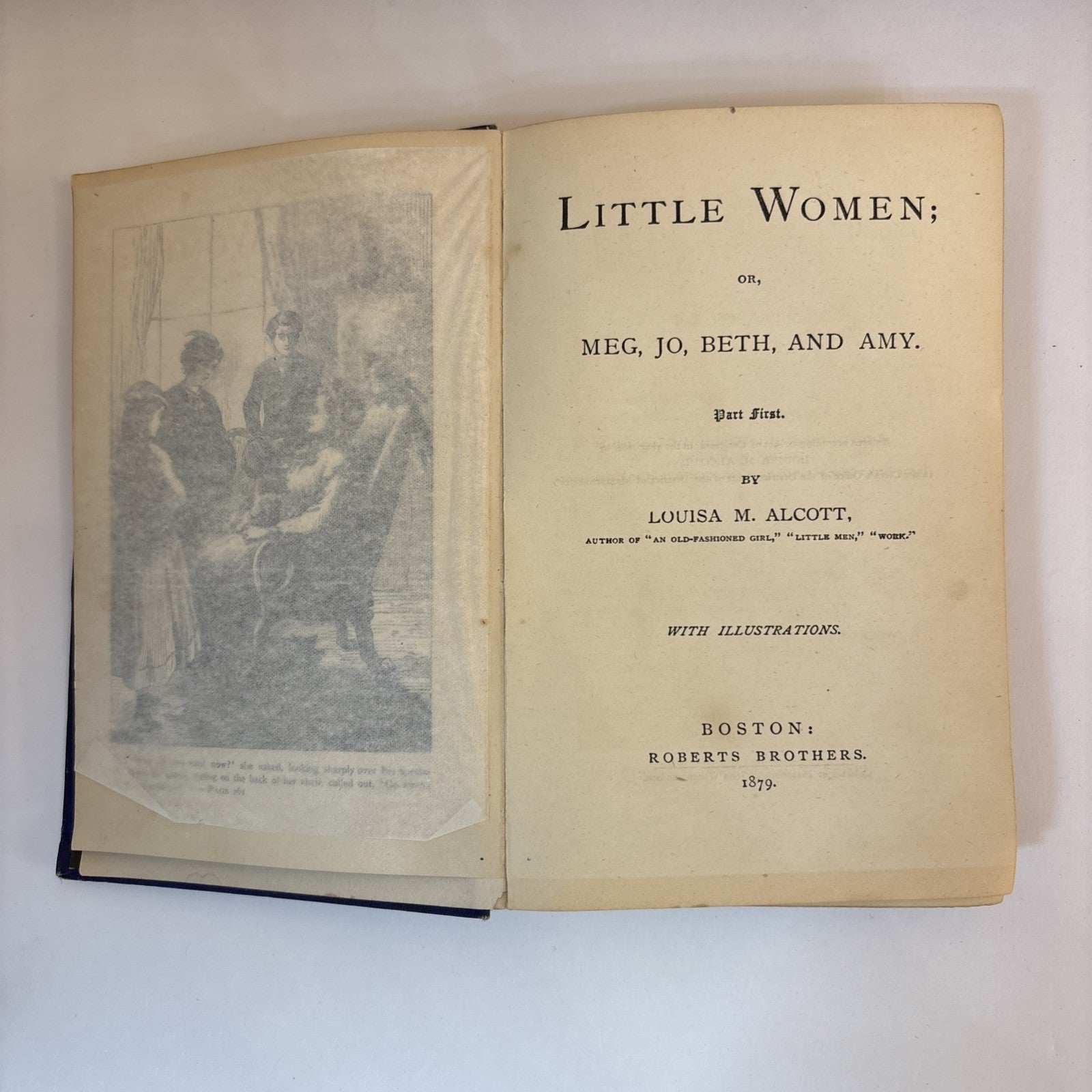 RARE 1879 Little Women Part First  Louisa M Alcott Roberts Bros Boston MA