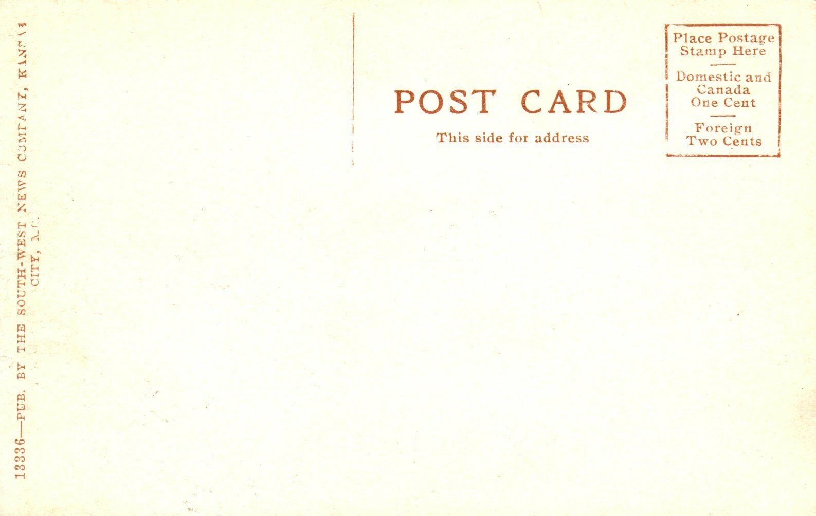 13336 Drive In Karnes Park Kansas City MO Missouri Postcard