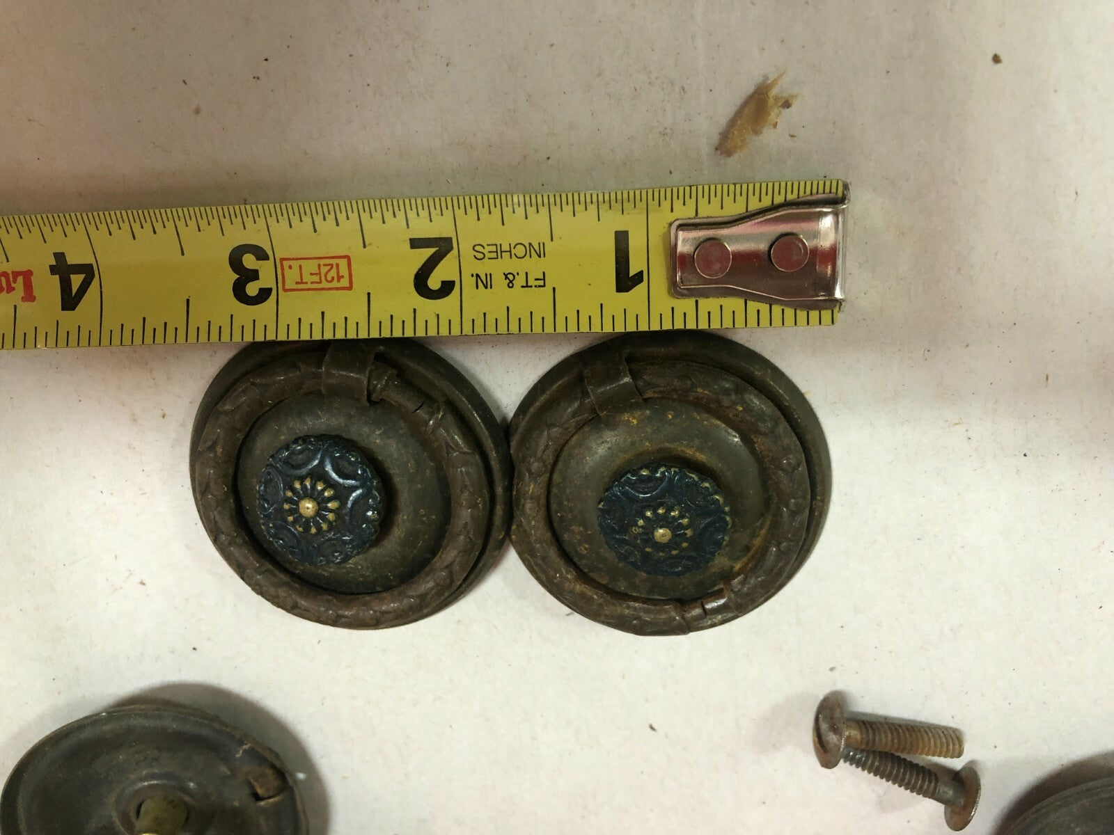 7 Ornate Vintage drawer pulls  Hardware