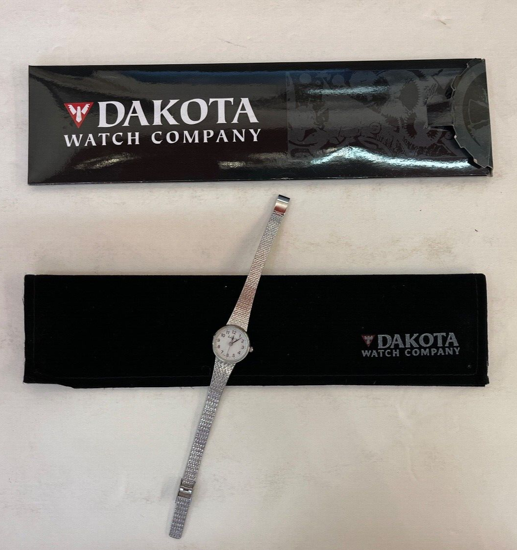 Vintage Dakota Watch Company Stainless Steel Watch 