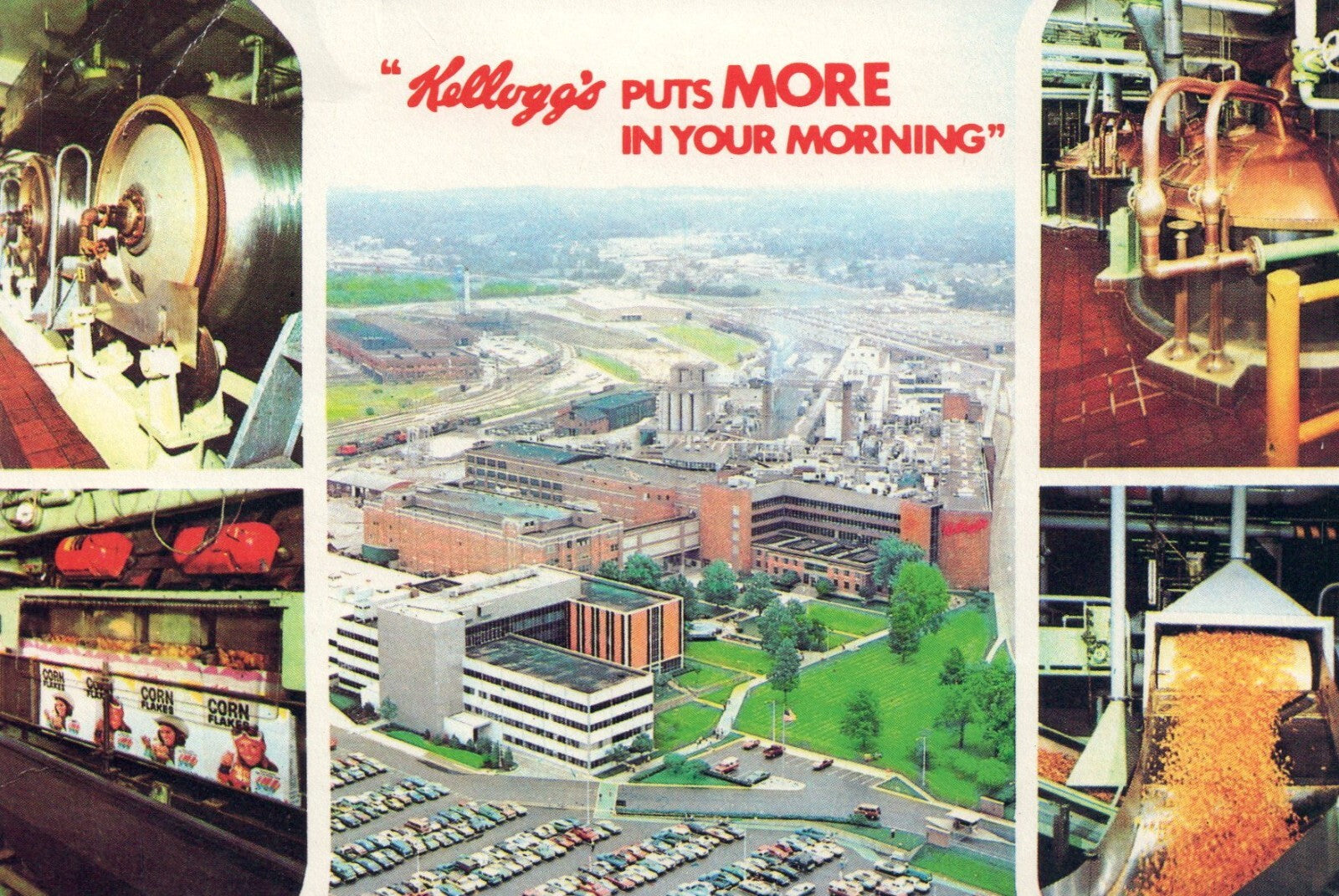 Kellogg Company Battle Creek MI Michigan Mich Postcard