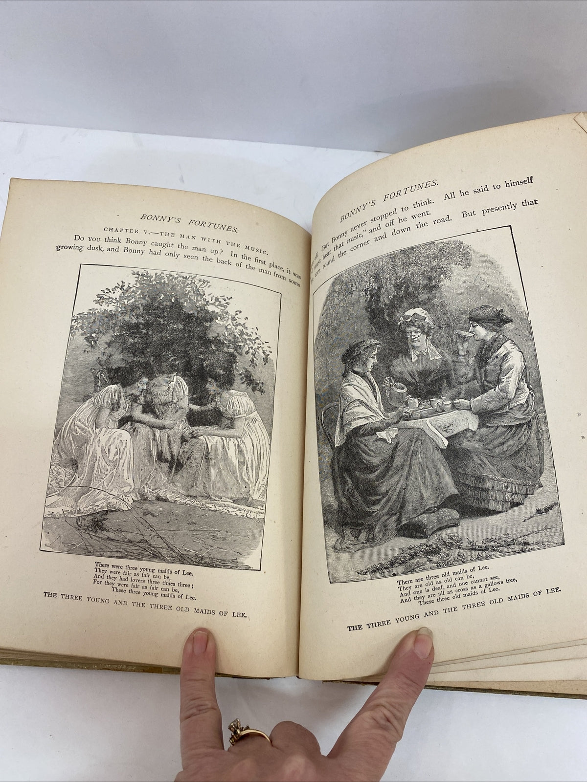 Rare 1890's Vintage Happy Darlings Childrens Book DeWolfe Fiske & Co Boston