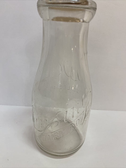 Lansing Dairy Co Pint Michigan MI Mich Old Bottle 