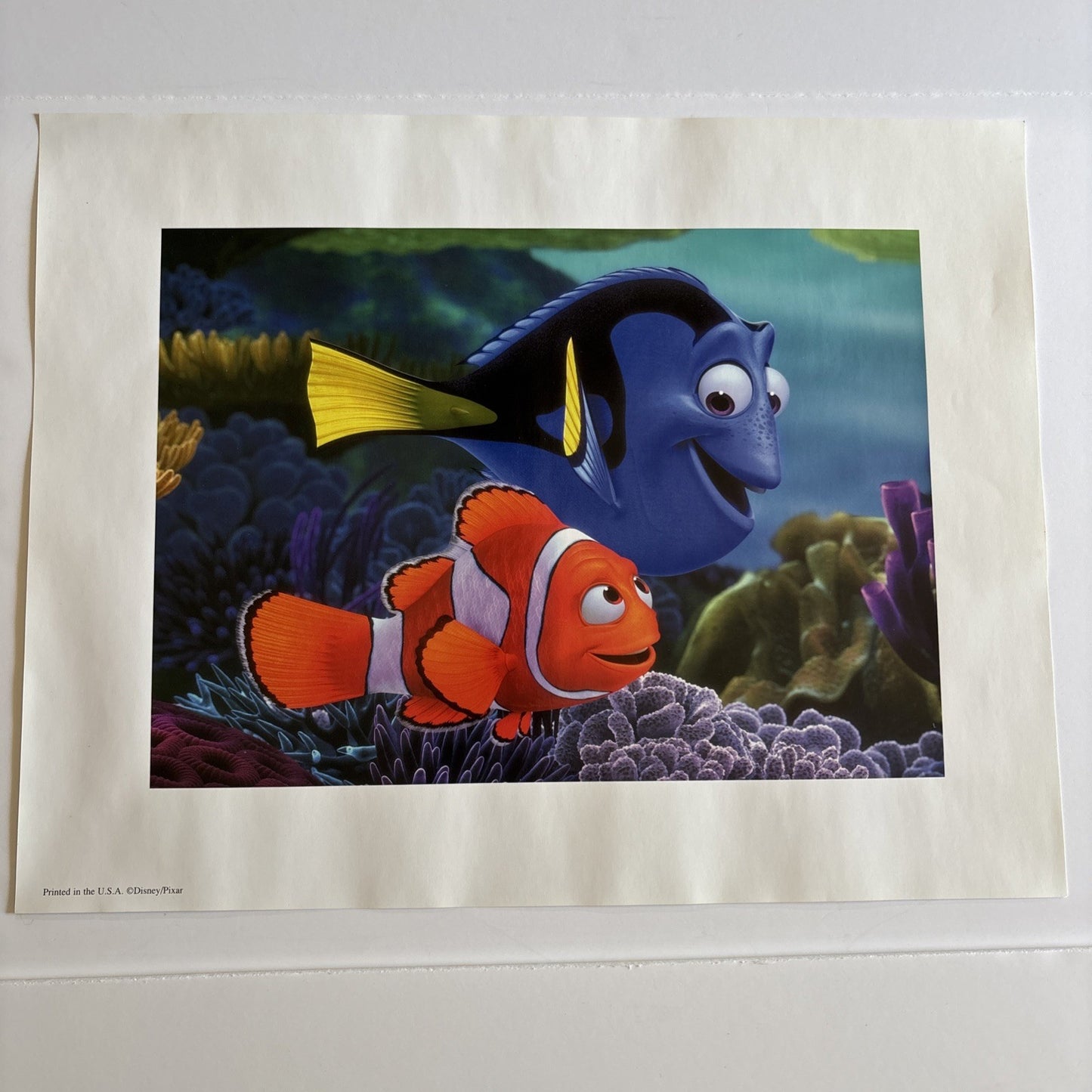 Finding Nemo Lithograph set of 4 Walt Disney Pixar