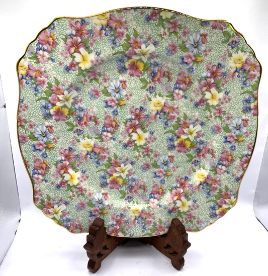 Vintage Royal Winton Marion Chintz Plate 11.75", England