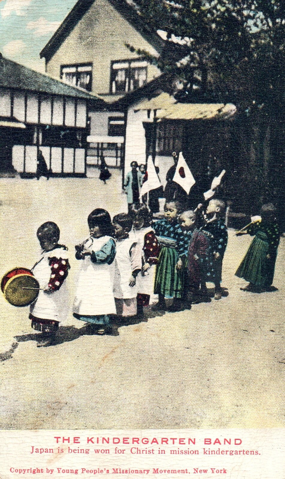 The Kindergarten Band Japanese Children "Young People's Missionary Movement NY"