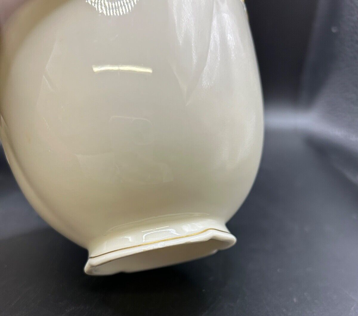 RARE Waldershof Bavaria Germany Sugar and Creamer with Gold Rim