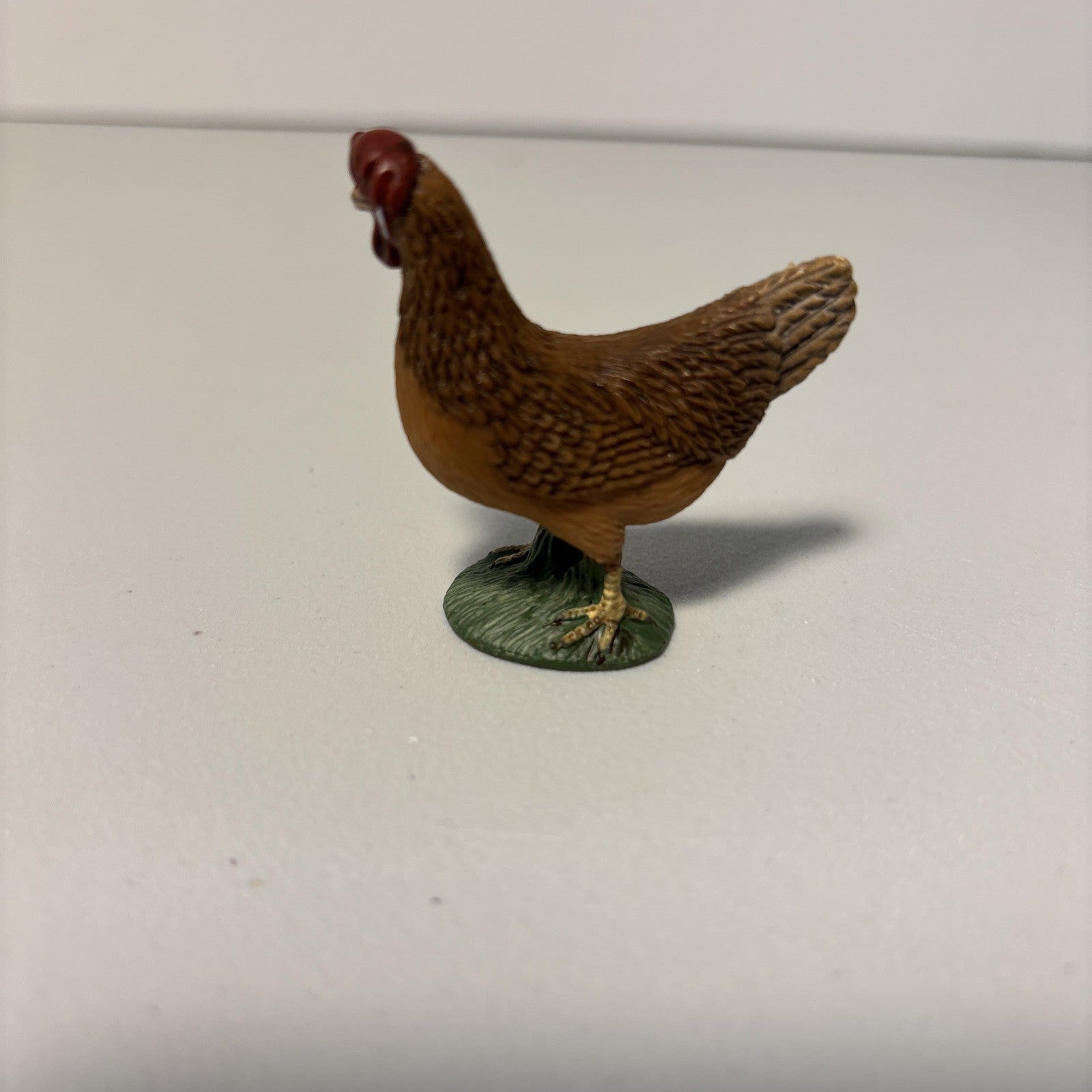Schleich Brown Hen Chicken 2008 1-3/4" x 1-3/4" Toy Figurine