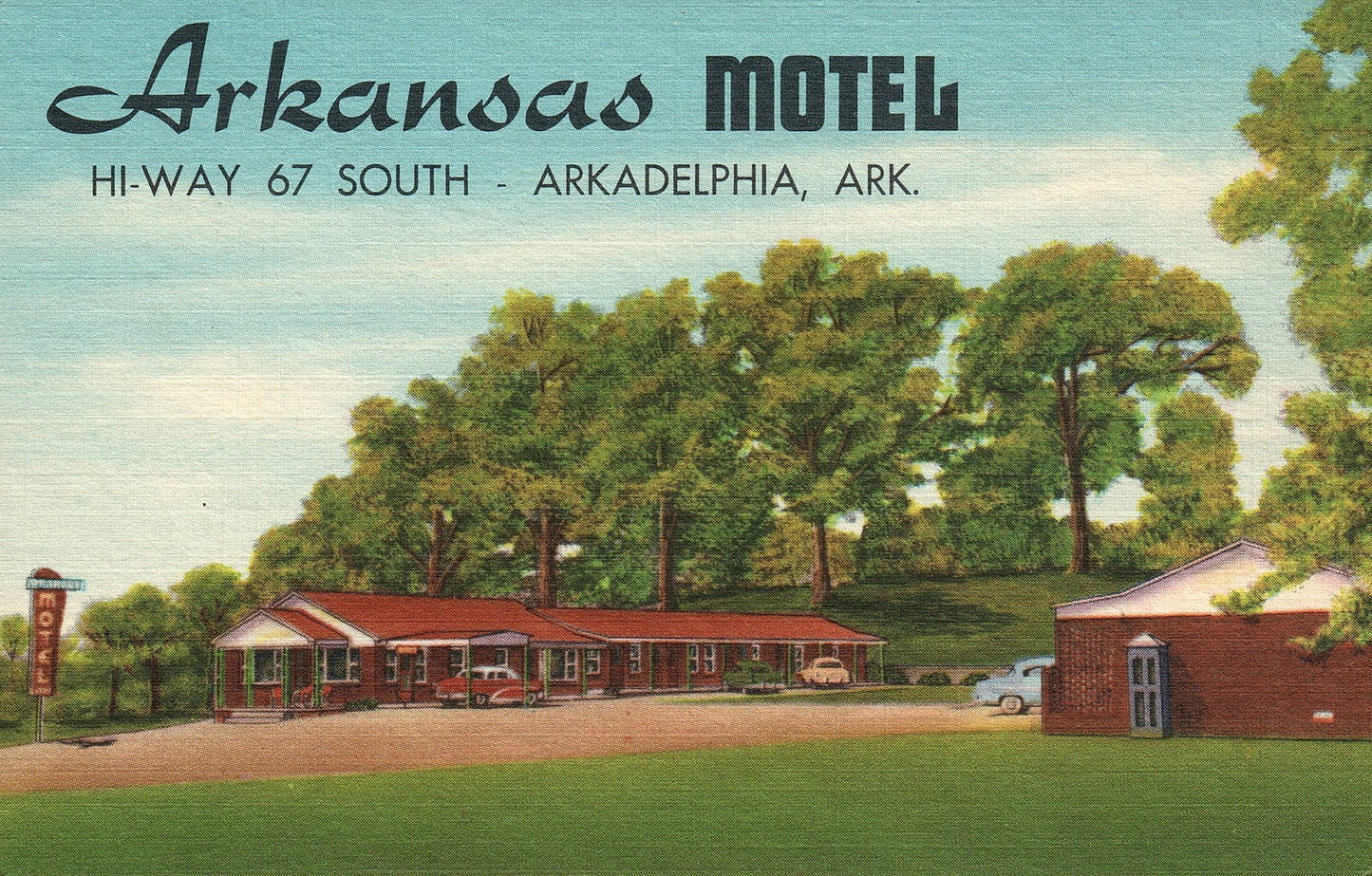 Arkansas Motel Arkadelphia AK Arkansas Hotel Motel Postcard