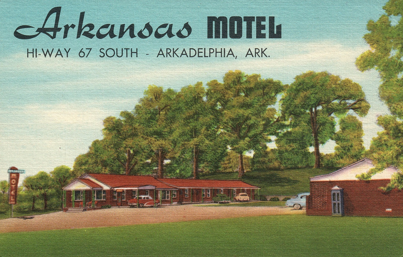 Arkansas Motel Arkadelphia AK Arkansas Hotel Motel Postcard