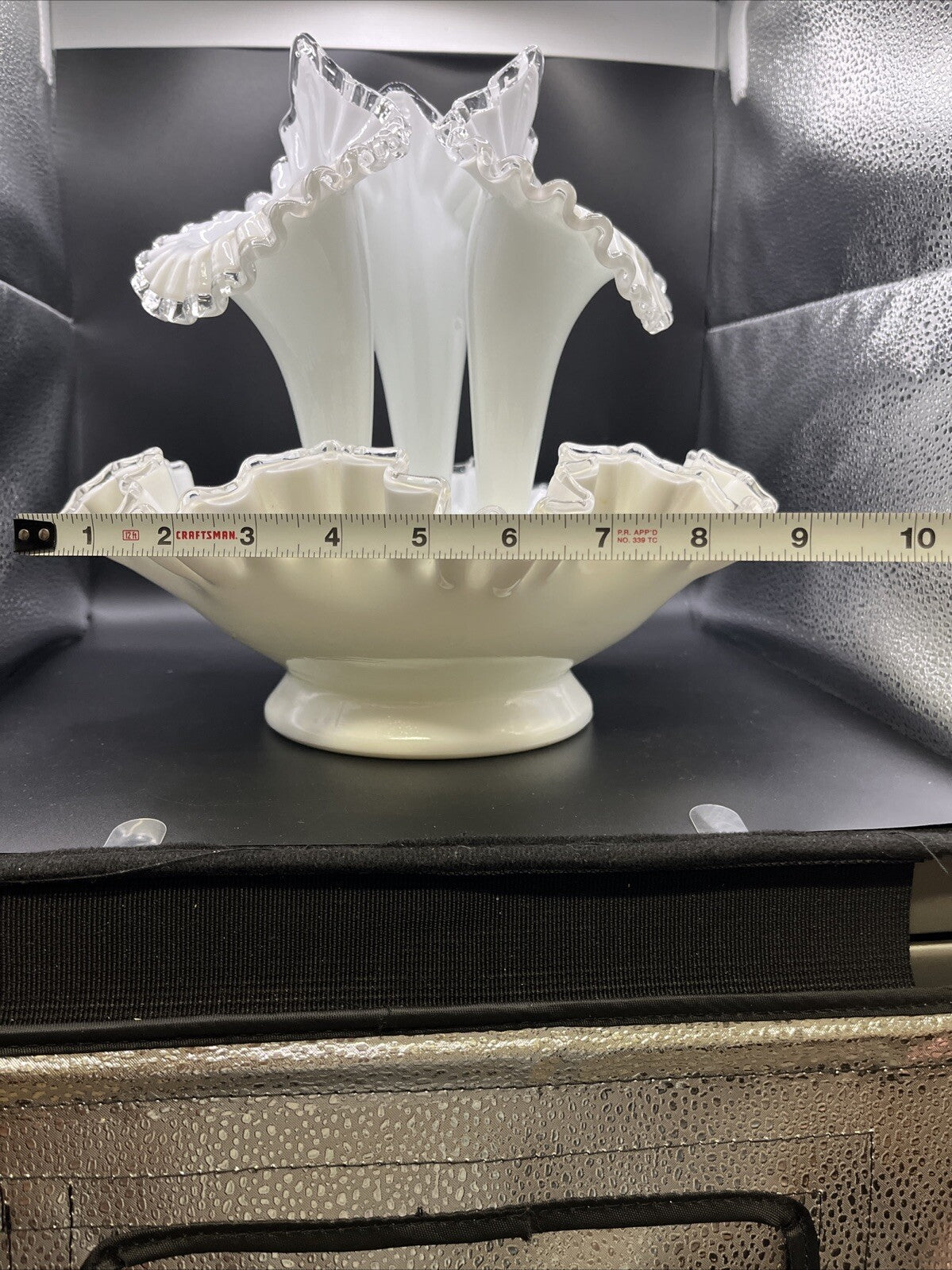 Fenton Silver Crest 4 Pc. Elegant Epergne