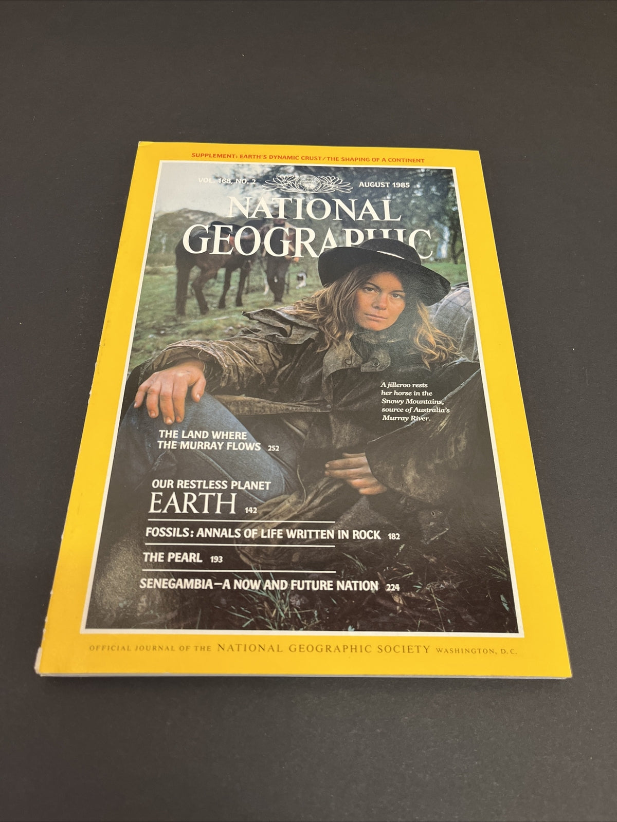 August 1985 National Geographic Our Restless Planet Earth