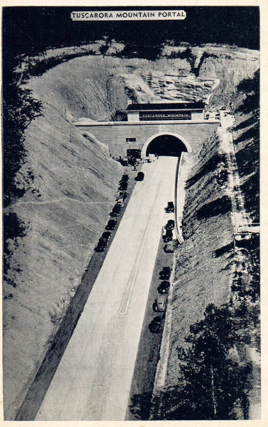 Tuscarora Mountain Portal Turnpike Pennsylvania PA Postcard